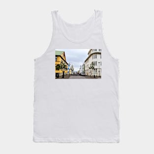 Iceland Reykjavik Street Scene Tank Top